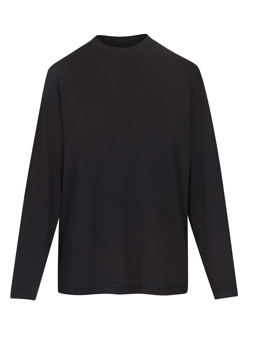 SKIMS Boyfriend Long Sleeve T-Shirt Onyx Black XS - Picture 8 of 9